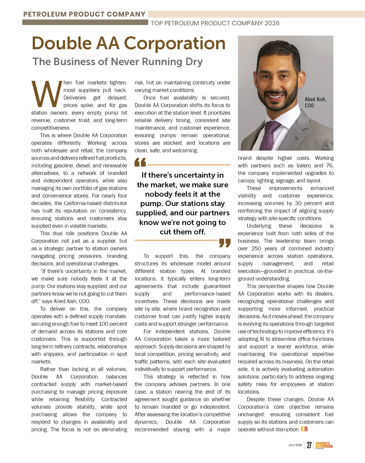  Oil and Gas | Energy Business Review